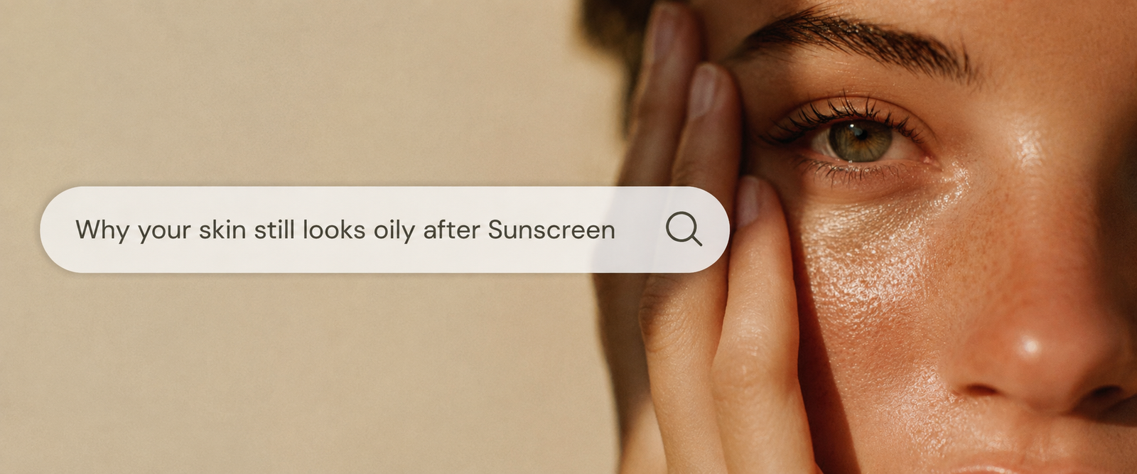 Why Your Skin Still Looks Oily After Sunscreen