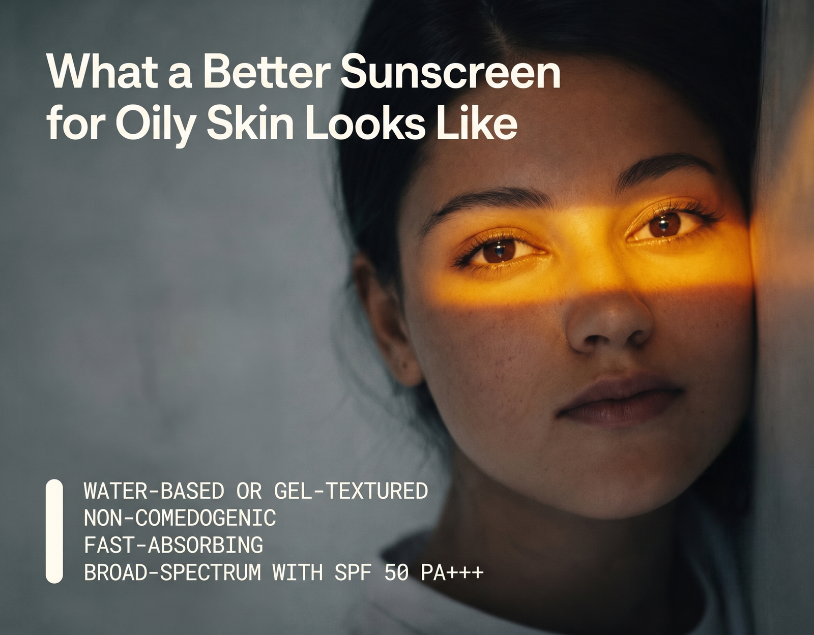 Why Your Skin Still Looks Oily After Sunscreen