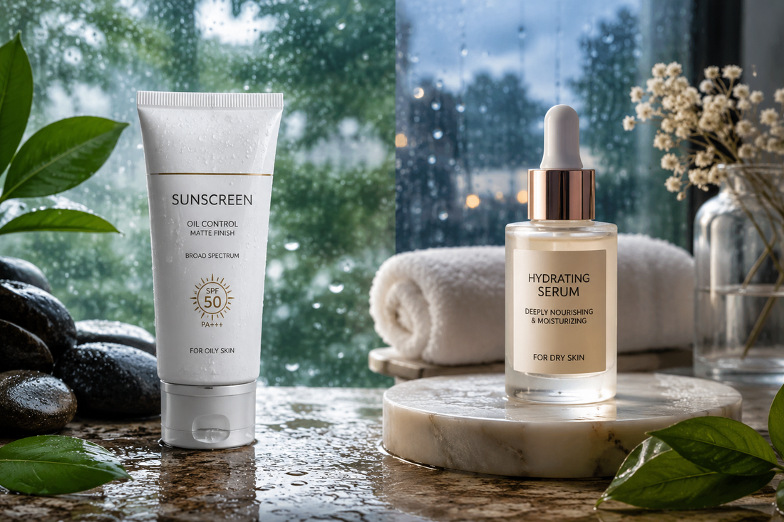 Best Sunscreen for Oily Skin & Serum for Dry Skin This Monsoon