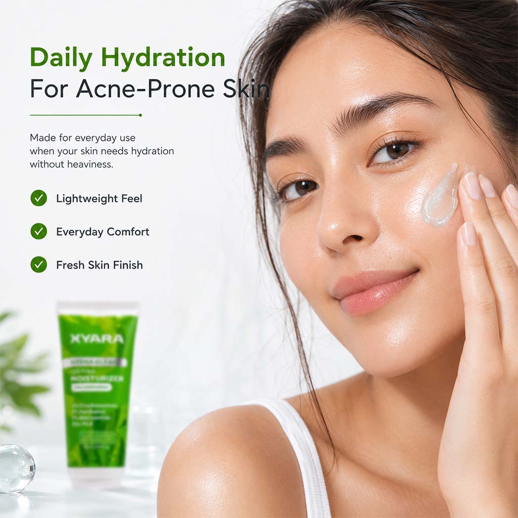 Brightening moisturizer| 2% cica-exosomes | 5% Niacinamide  | Hydra Clear | Non-Comedogenic - 80ml