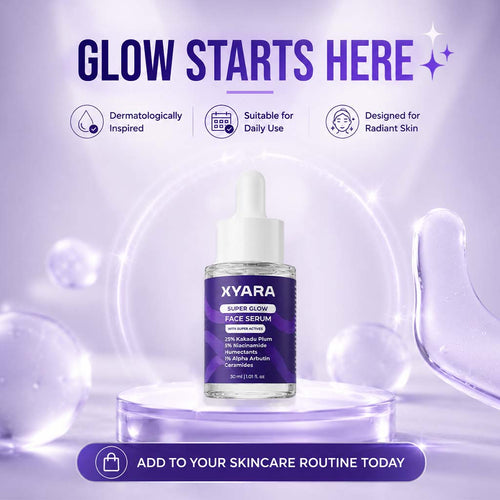 Super Glow Face Serum | 5% Niacinamide | 1% Alpha Arbutin | 25% Kakadu Plum (Vitamin C) -30 ml