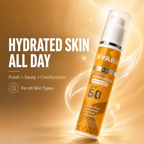 All in One Sunscreen SPF 50 PA +++ | Kojic Acid | Kakadu Plum( Vitamin C) - 50 ml