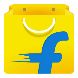 Yellow bag with a blue 'f' logo on a gray background